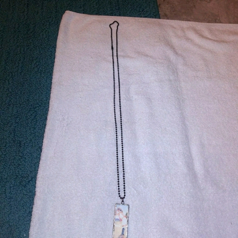 Statement Picture Neclace Vintage